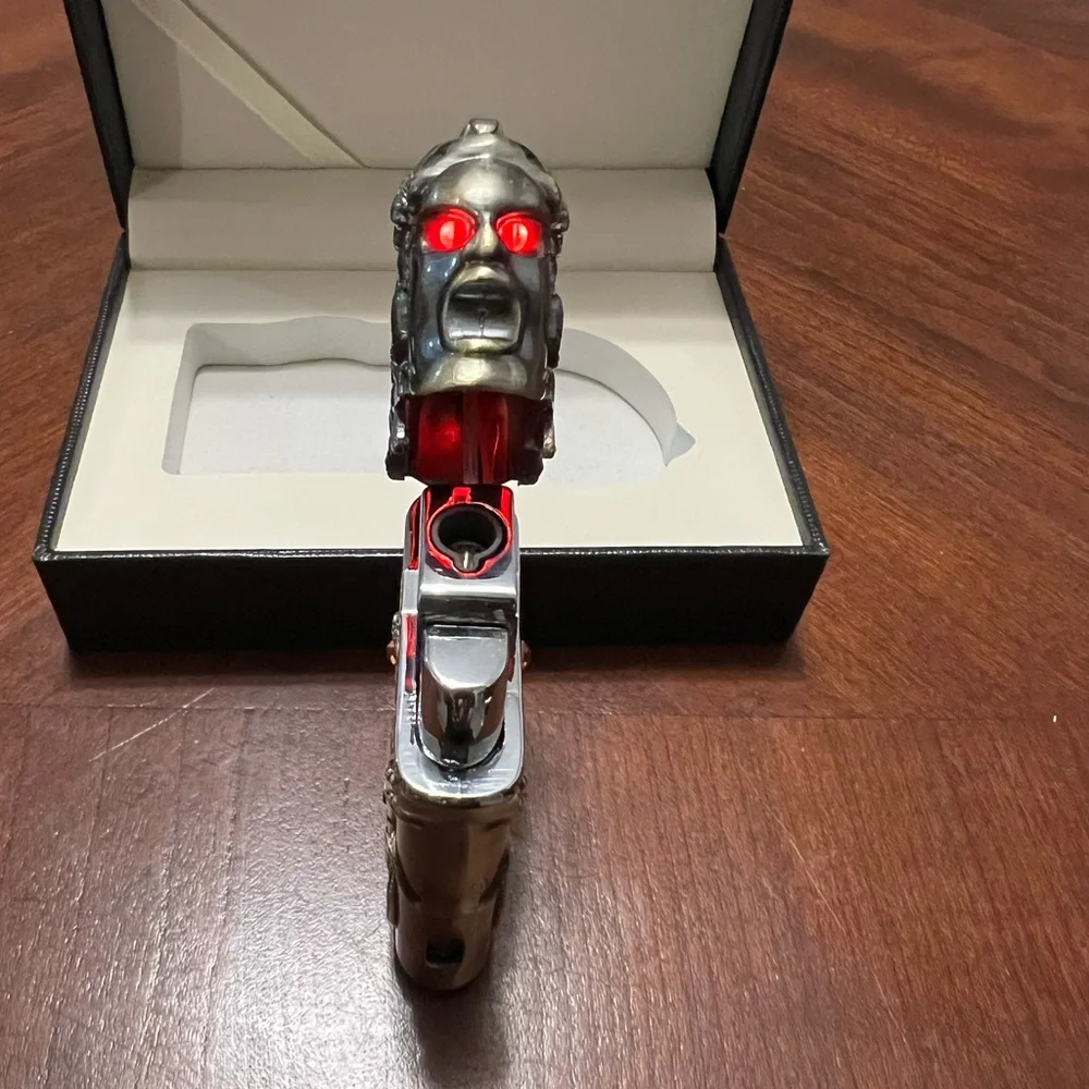 Brand New Medusa Luxury Torch Lighter Duel Flame Bronze